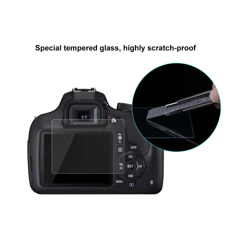 PULUZ 2.5D 9H Tempered Glass Film for Canon 1200D (KISS X70), Compatible with Canon 1100D / 1300D...