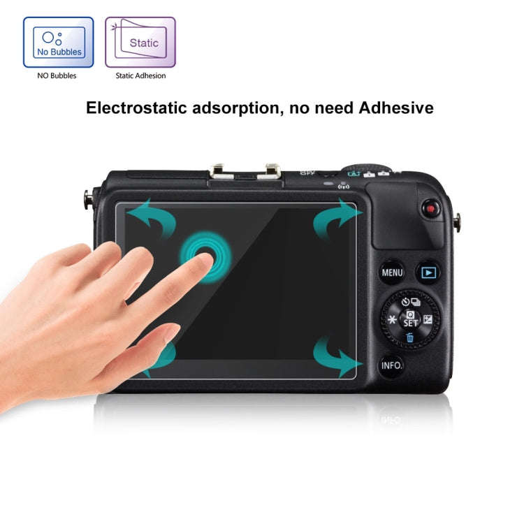 PULUZ 2.5D 9H Tempered Glass Film for Canon SX700, Compatible with Canon SX700 / IXUS230 / SX600 ...