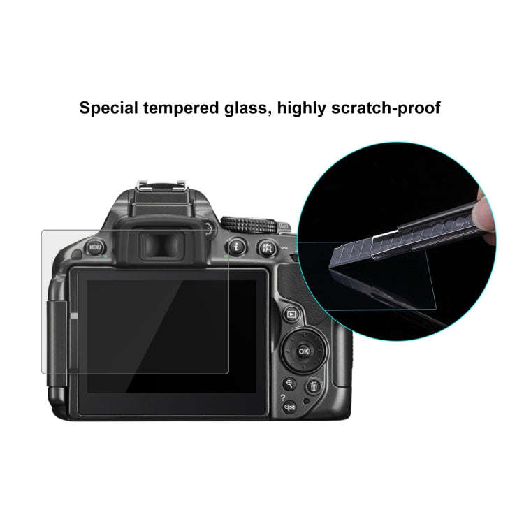 PULUZ 2.5D 9H Tempered Glass Film for Nikon D5300, Compatible with Nikon D5300 / D5500 / D5600, P...