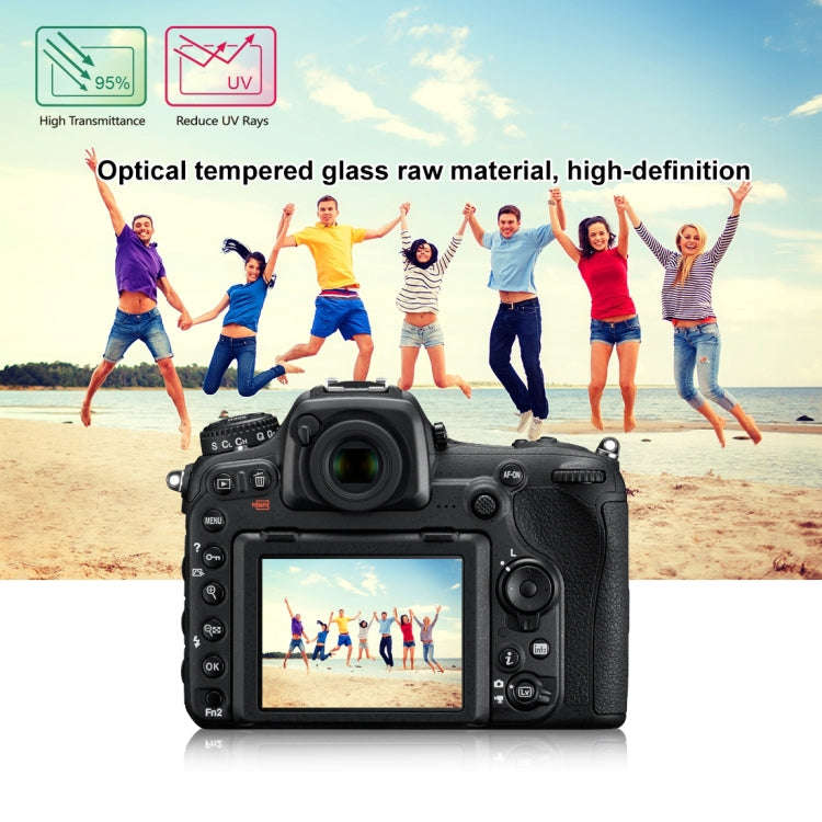 PULUZ 2.5D 9H Tempered Glass Film for Nikon D7100, Compatible with Nikon D5 / D500 / D7100 / D610...