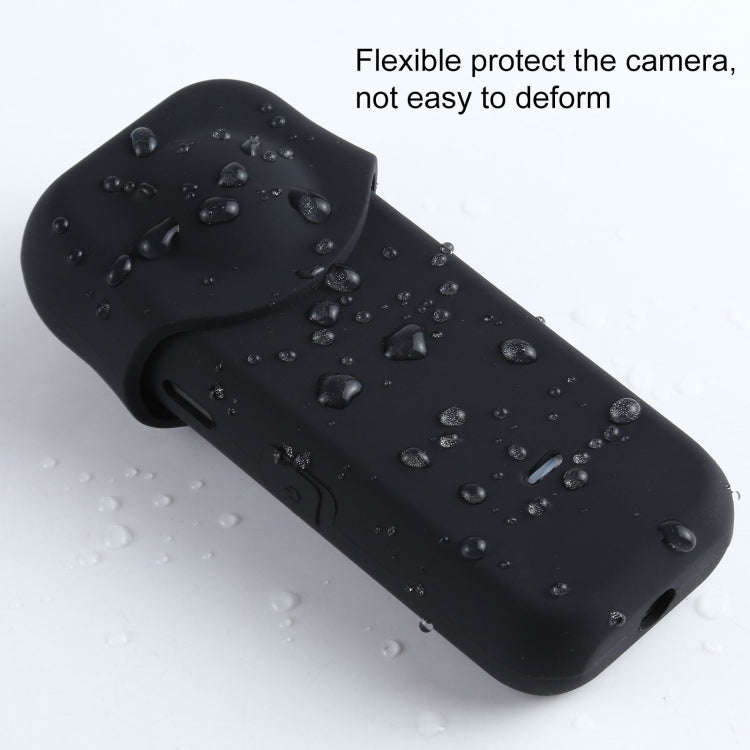 PULUZ Full Body Dust-proof Silicone Protective Case for Insta360 ONE X2(Black)