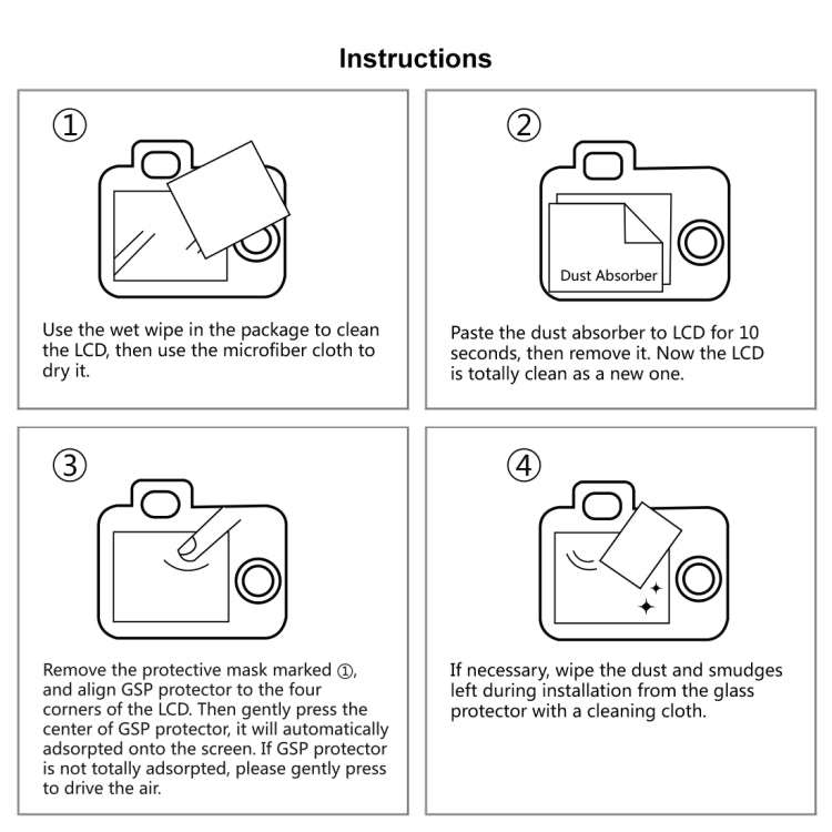PULUZ 2.5D 9H Tempered Glass Film for Sony RX100, Compatible with Sony A9 / A7C / A7M2 / A7M2 / A...