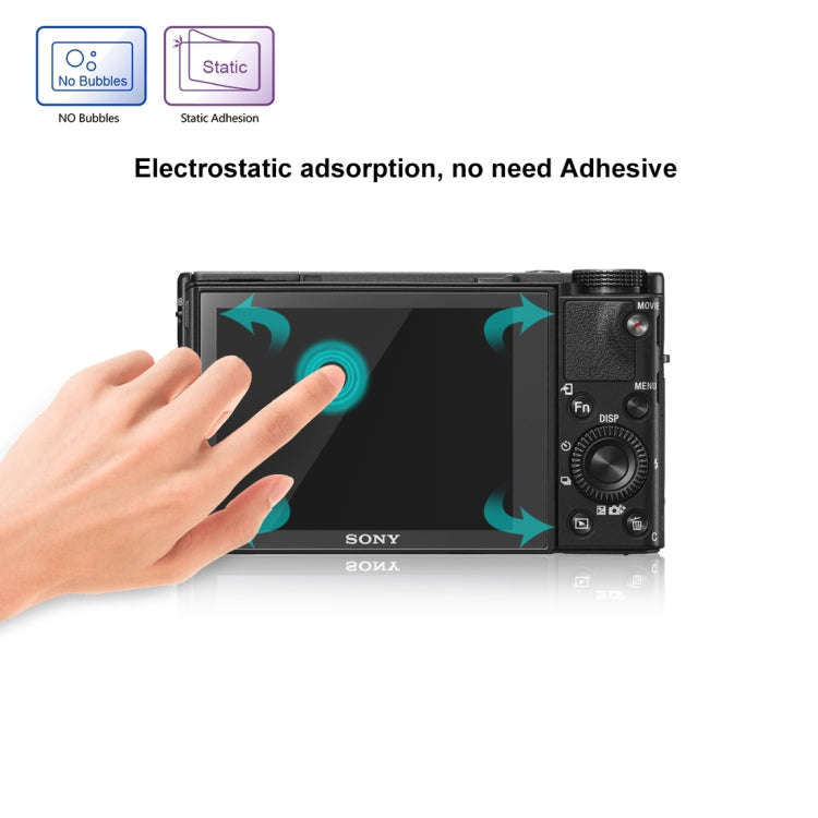 PULUZ 2.5D 9H Tempered Glass Film for Sony RX100, Compatible with Sony A9 / A7C / A7M2 / A7M2 / A...