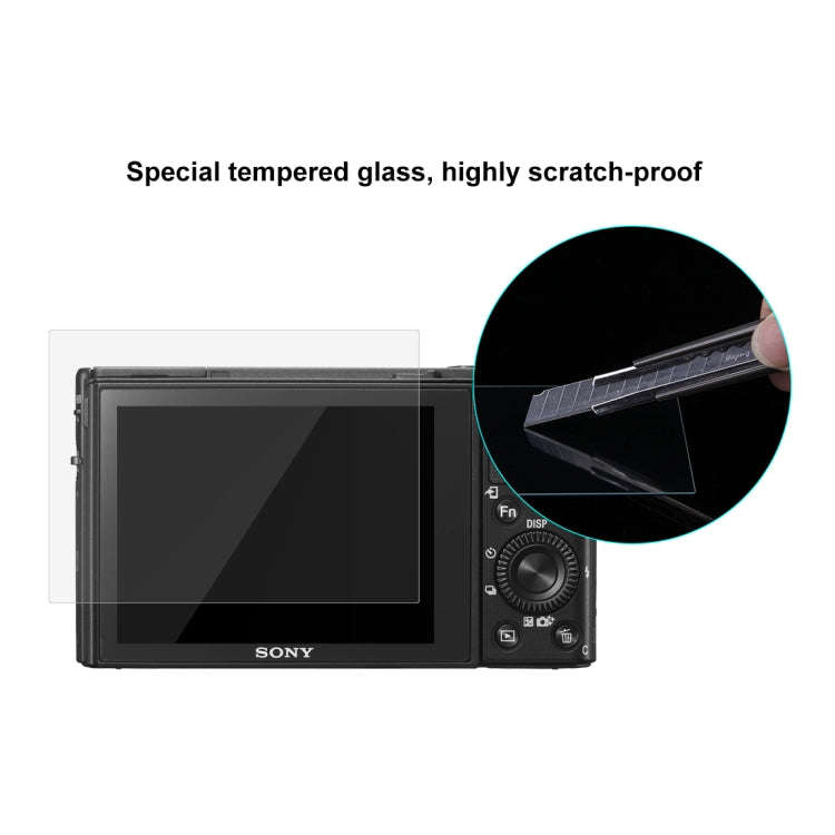 PULUZ 2.5D 9H Tempered Glass Film for Sony RX100, Compatible with Sony A9 / A7C / A7M2 / A7M2 / A...