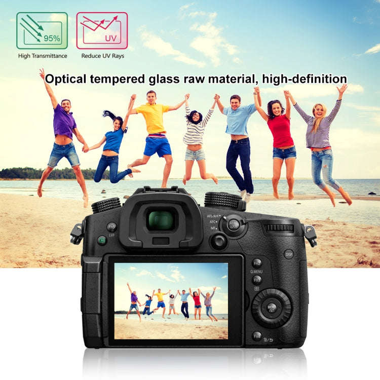 PULUZ 2.5D 9H Tempered Glass Film for Panasonic GH5 / GH5S , Compatible with Canon EOS M3 / M5 / ...