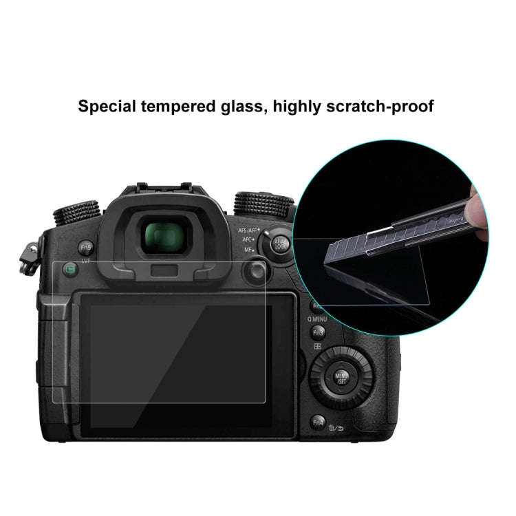 PULUZ 2.5D 9H Tempered Glass Film for Panasonic GH5 / GH5S , Compatible with Canon EOS M3 / M5 / ...