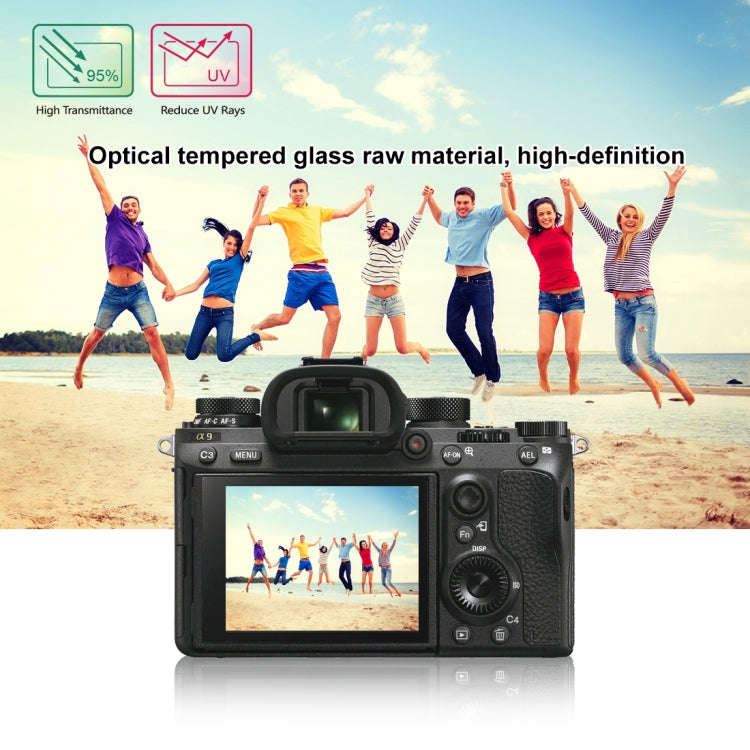 PULUZ 2.5D 9H Tempered Glass Film for Sony ILCE-9 (A9), Compatible with Sony A99 / HX400 / H300 /...