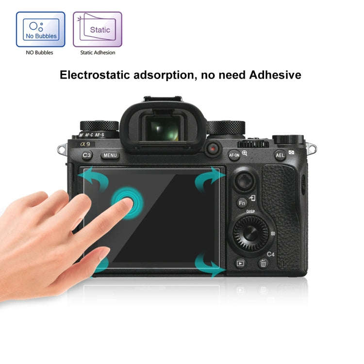 PULUZ 2.5D 9H Tempered Glass Film for Sony ILCE-9 (A9), Compatible with Sony A99 / HX400 / H300 /...