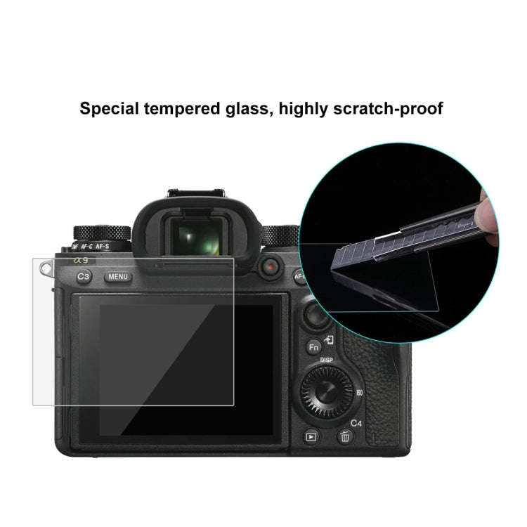 PULUZ 2.5D 9H Tempered Glass Film for Sony ILCE-9 (A9), Compatible with Sony A99 / HX400 / H300 /...