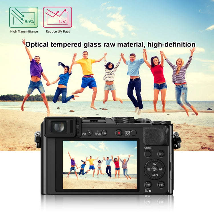 PULUZ 2.5D 9H Tempered Glass Film for Panasonic DMC-LX100, Compatible with Panasonic GF2 / GF3 / ...