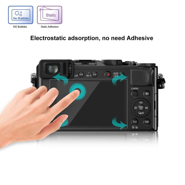 PULUZ 2.5D 9H Tempered Glass Film for Panasonic DMC-LX100, Compatible with Panasonic GF2 / GF3 / ...