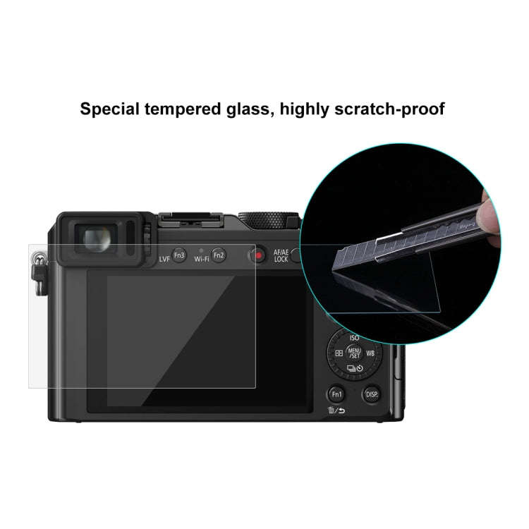 PULUZ 2.5D 9H Tempered Glass Film for Panasonic DMC-LX100, Compatible with Panasonic GF2 / GF3 / ...