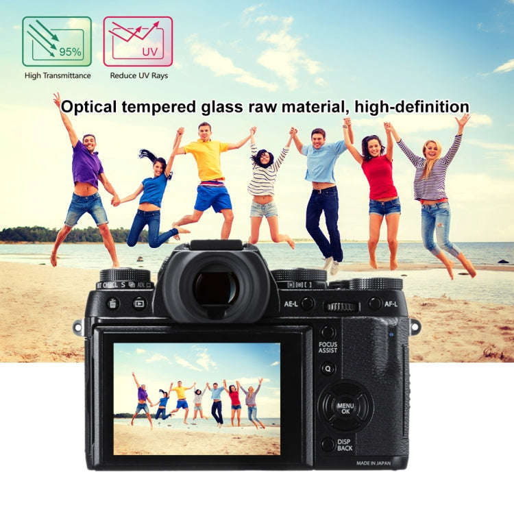PULUZ 2.5D 9H Tempered Glass Film for Fujifilm X-T1, Compatible with Fujifilm X-T2 / X-A3 / X-A5 ...