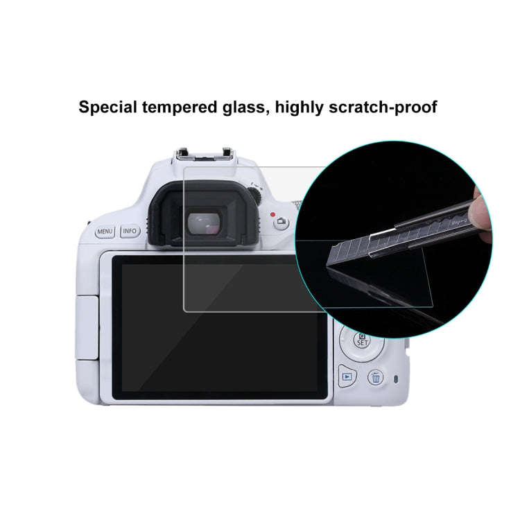 PULUZ 2.5D 9H Tempered Glass Film for Canon EOS 200D / 200D II, Compatible with Canon KISS X9 / E...