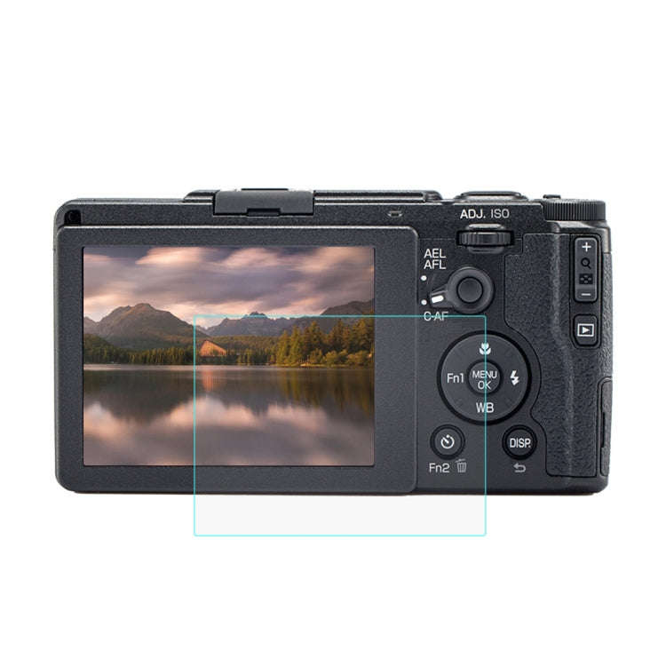 PULUZ 2.5D 9H Tempered Glass Film for Ricoh GR II /  GR, Compatible with Casio ZS29 / ZS28 / ZS27...