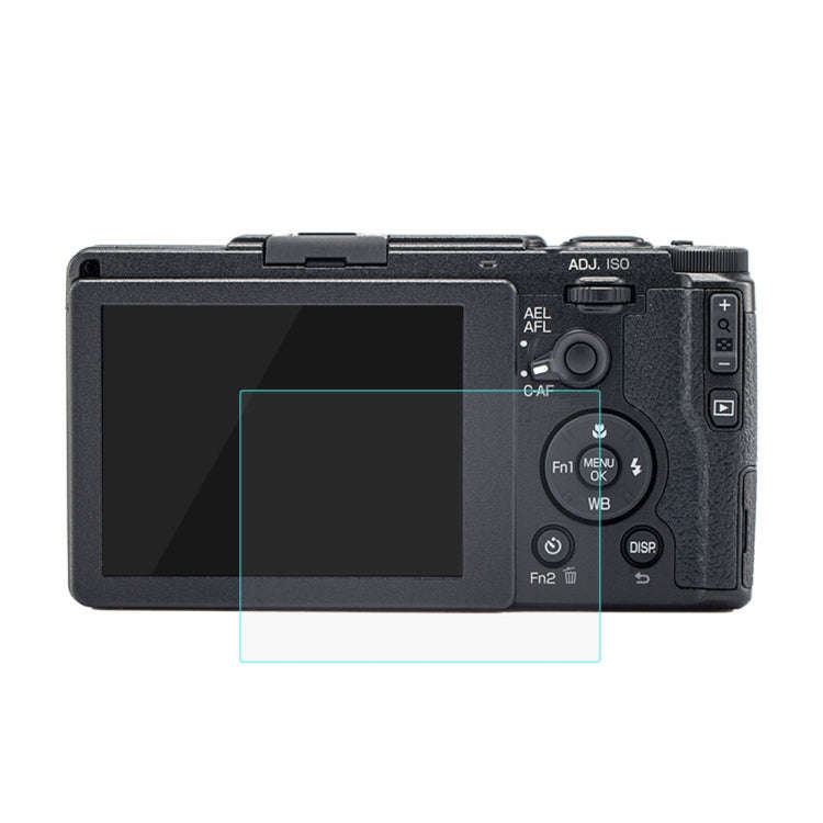PULUZ 2.5D 9H Tempered Glass Film for Ricoh GR II /  GR, Compatible with Casio ZS29 / ZS28 / ZS27...