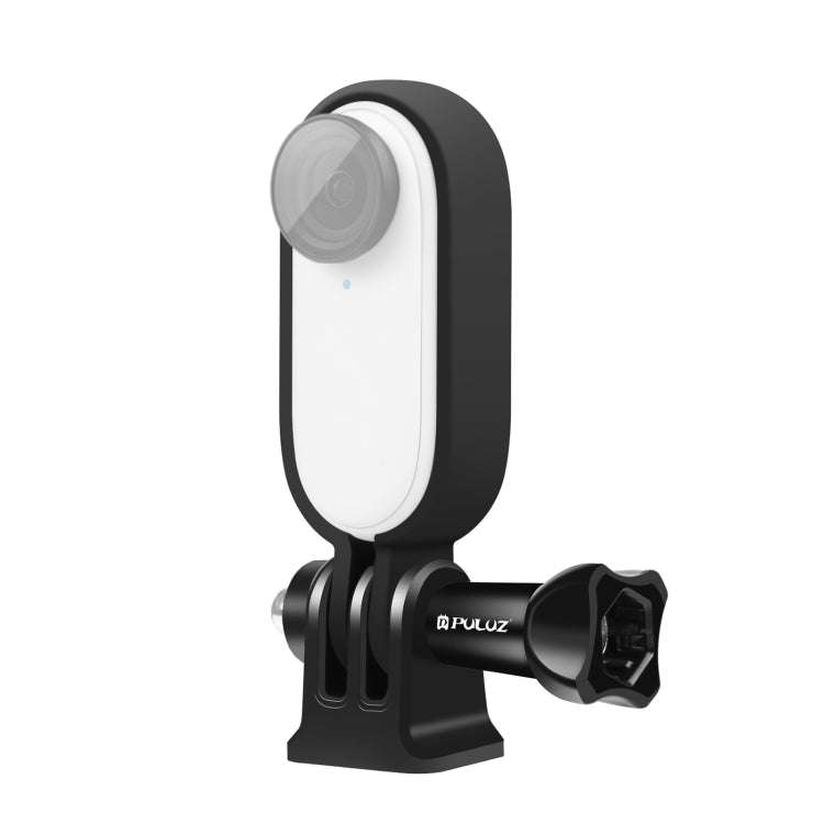 PULUZ Plastic Protective Frame Mount Cage with Tripod Base Adapter for Insta360 GO 2(Black)