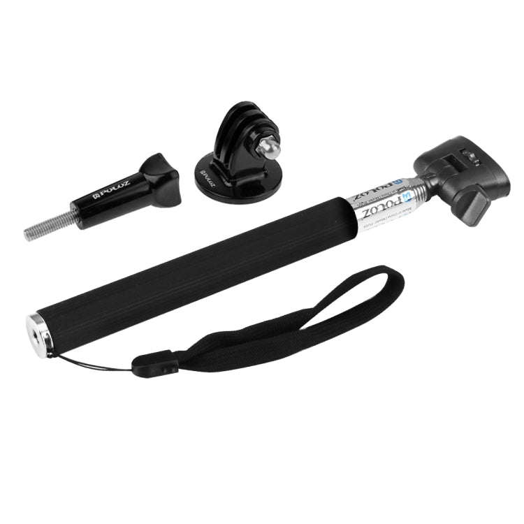 PULUZ Extendable Handheld Selfie Monopod for GoPro, Insta360, DJI and Other Action Cameras, Lengt...