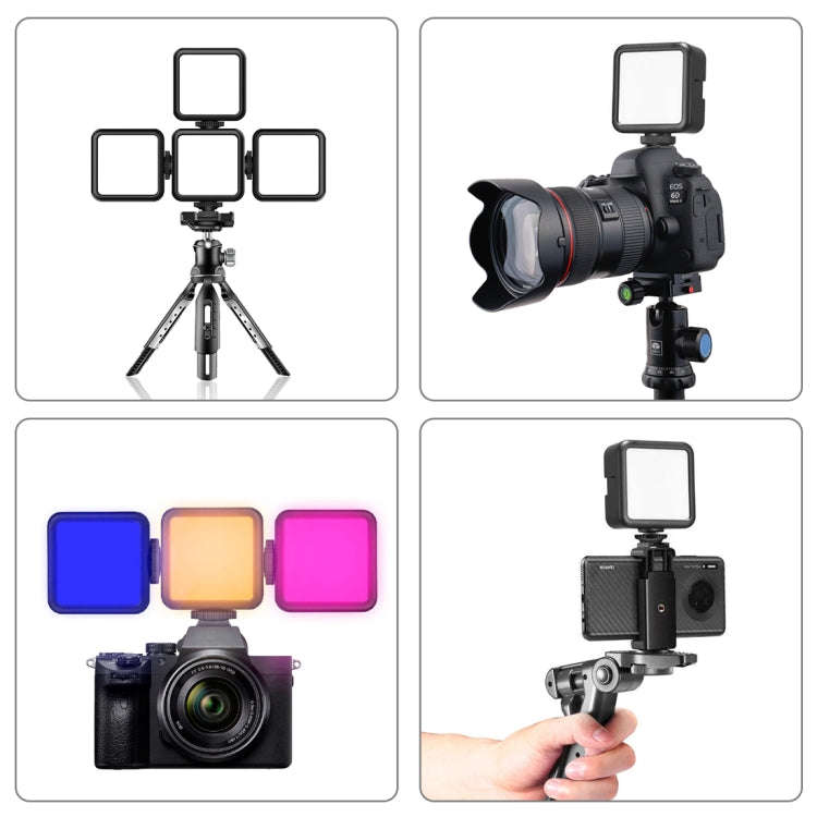 PULUZ Pocket 2500-9000K+RGB Full Color Beauty Fill Light Handheld Camera Photography LED Light (B...