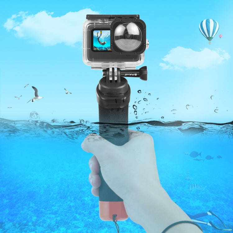 PULUZ Floating Foam Hand Grip Buoyancy Rods with Strap & Quick-release Base for GoPro, Insta360, ...