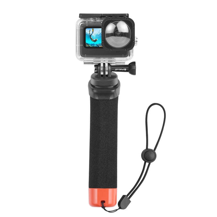PULUZ Floating Foam Hand Grip Buoyancy Rods with Strap & Quick-release Base for GoPro, Insta360, ...