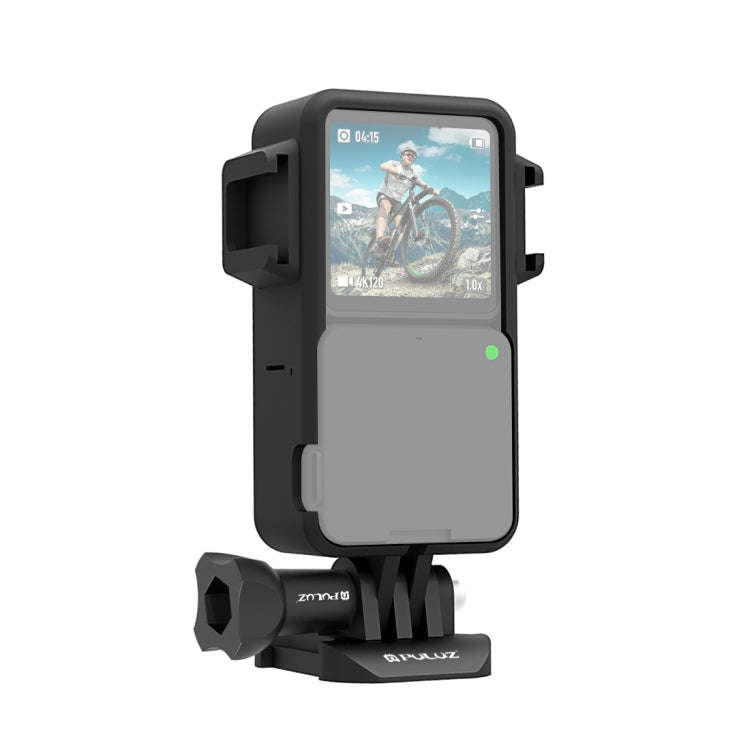 PULUZ ABS Protective Frame Cage with Dual Cold Shoes for DJI Action 2 (Black)