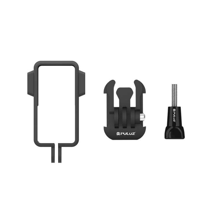 PULUZ ABS Protective Frame Cage with Dual Cold Shoes for DJI Action 2 (Black)