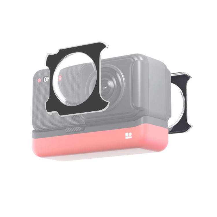 PULUZ Lens Guards PC Protective Cover for Insta360 One R / RS / Sphere(Black)