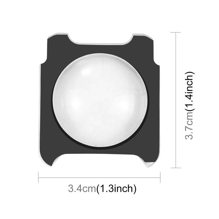 PULUZ Lens Guards PC Protective Cover for Insta360 One R / RS / Sphere(Black)