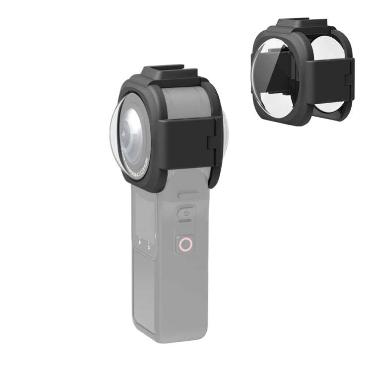 PULUZ Lens Guard Protective Cover for Insta360 ONE RS 1-Inch 360 Edition(Black)