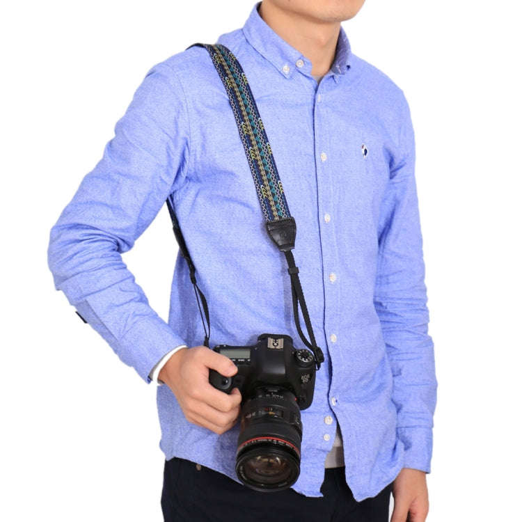 PULUZ Retro Ethnic Style Multi-color Series Shoulder Neck Strap Camera Strap for SLR / DSLR Cameras