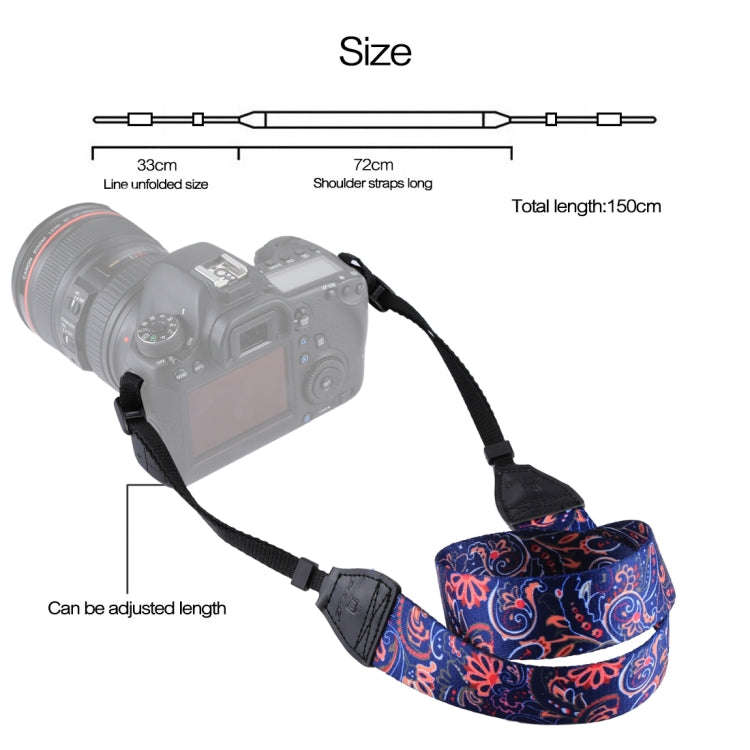 PULUZ Retro Ethnic Style Multi-color Series Shoulder Neck Strap Camera Strap for SLR / DSLR Cameras
