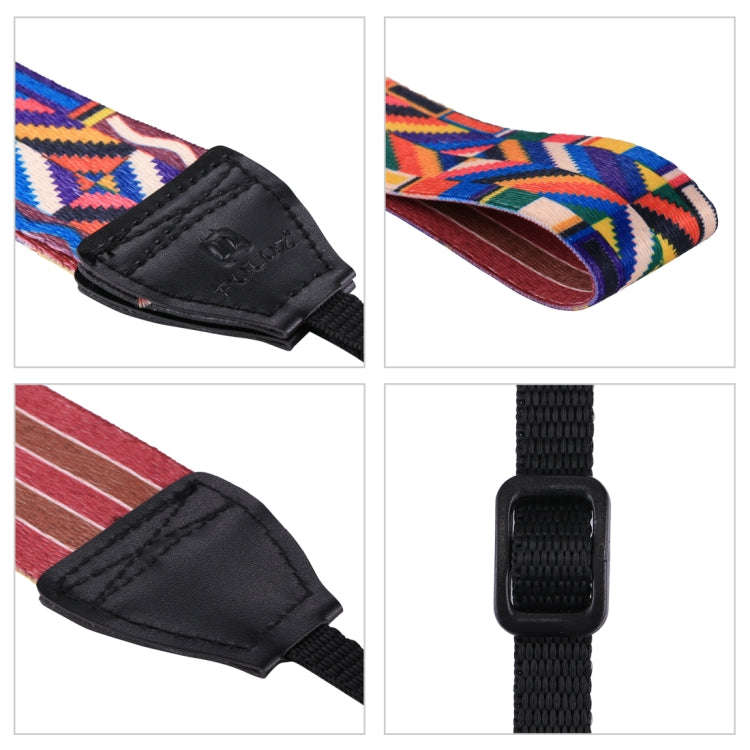 PULUZ Retro Ethnic Style Multi-color Series Shoulder Neck Strap Camera Strap for SLR / DSLR Cameras