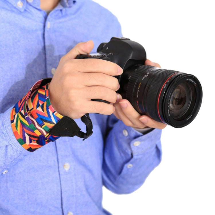 PULUZ Retro Ethnic Style Multi-color Series Shoulder Neck Strap Camera Strap for SLR / DSLR Cameras