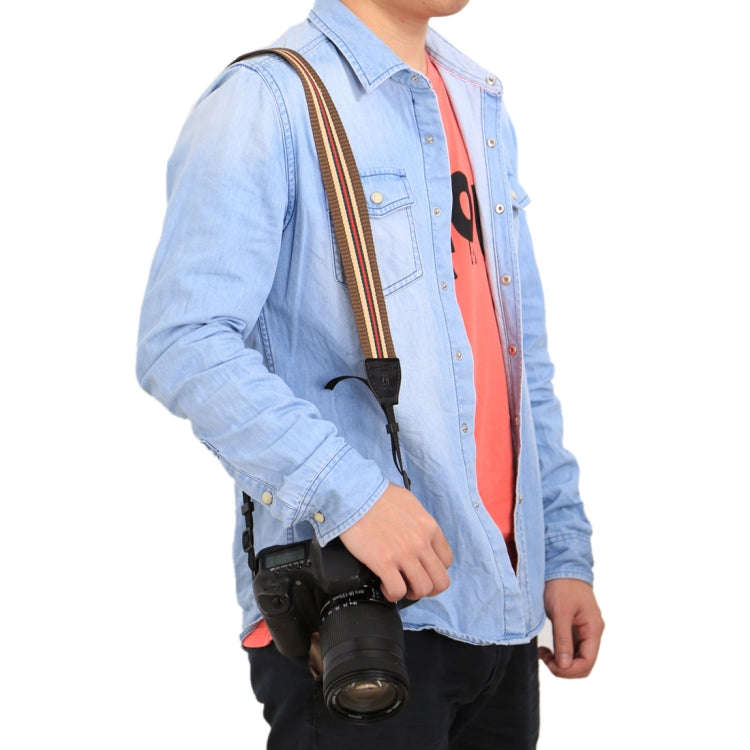 PULUZ Retro Ethnic Style Multi-color Series Stripe Shoulder Neck Strap Camera Strap for SLR / DSL...