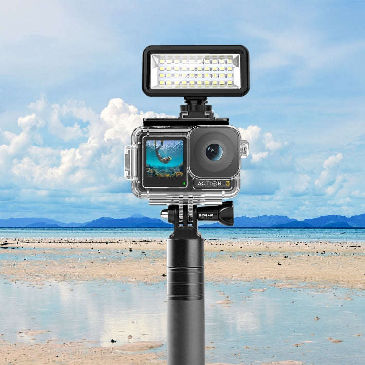 PULUZ 40 LEDs 40m Diving Waterproof Fill Light Camera Video Photo Studio Light (Black)
