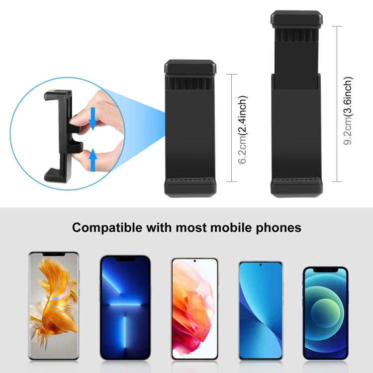 PULUZ Mini VLOG Live Stabilizer Stand Tripod with Phone Clamp for Smartphones (Blue)