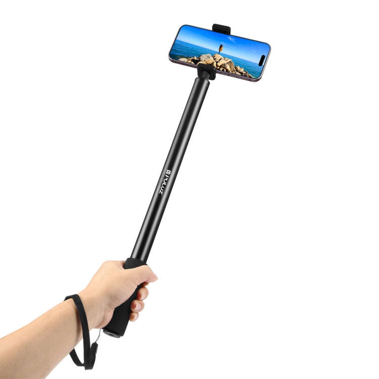 PULUZ 2m Metal Selfie Stick Monopod  for Insta360 One RS / X2 / X3 / X4 (Black)