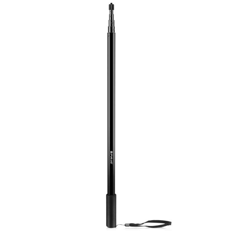 PULUZ 3m Metal Selfie Stick Monopod  for Insta360 One RS / X2 / X3 / X4 (Black)