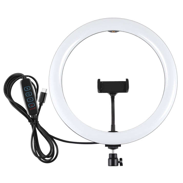 PULUZ PD20W 11.8 inch 30cm Type-C 3 Modes Dimmable Dual Color Temperature LED Curved Diffuse Ligh...
