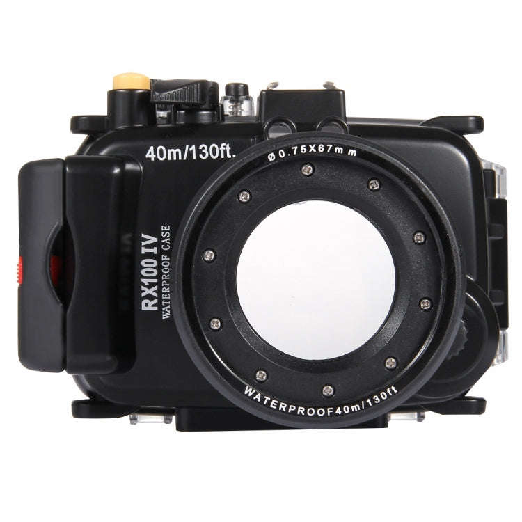 PULUZ 40m Underwater Depth Diving Case Waterproof Camera Housing for Sony RX100 IV(Black)