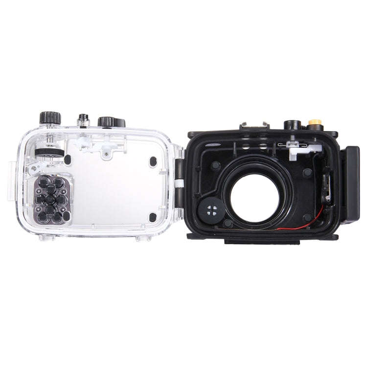 PULUZ 40m Underwater Depth Diving Case Waterproof Camera Housing for Sony RX100 IV(Black)