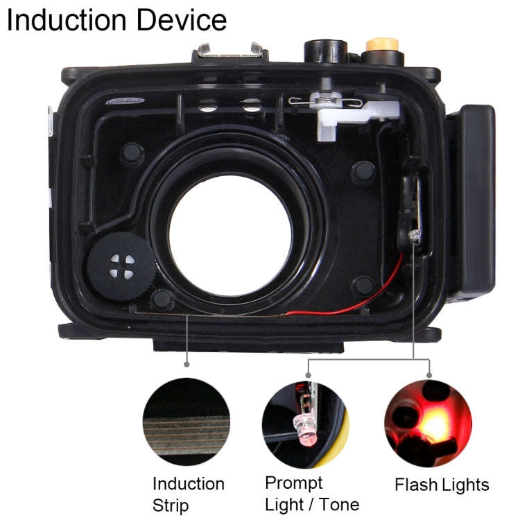 PULUZ 40m Underwater Depth Diving Case Waterproof Camera Housing for Sony RX100 IV(Black)