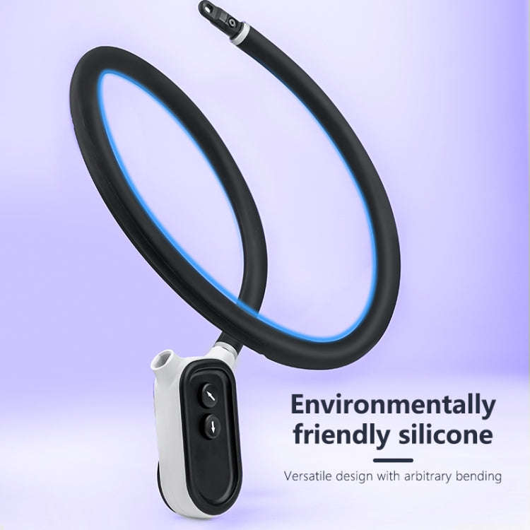 PULUZ Magnetic Silicone Collar Bracket POV View Mount with Phone Clamp for GoPro Action Cameras /...