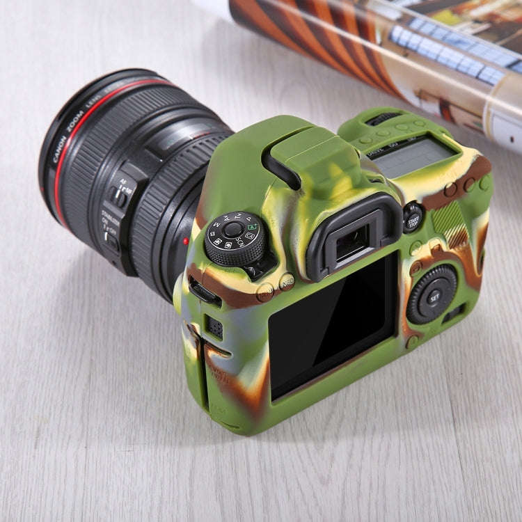 PULUZ Soft Silicone Protective Case for Canon EOS 6D(Camouflage)