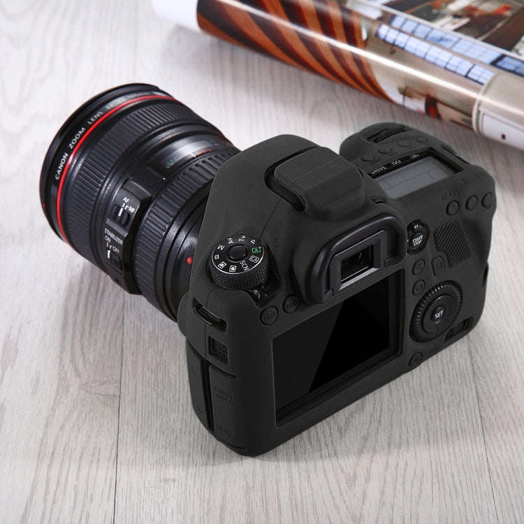 PULUZ Soft Silicone Protective Case for Canon EOS 6D(Black)