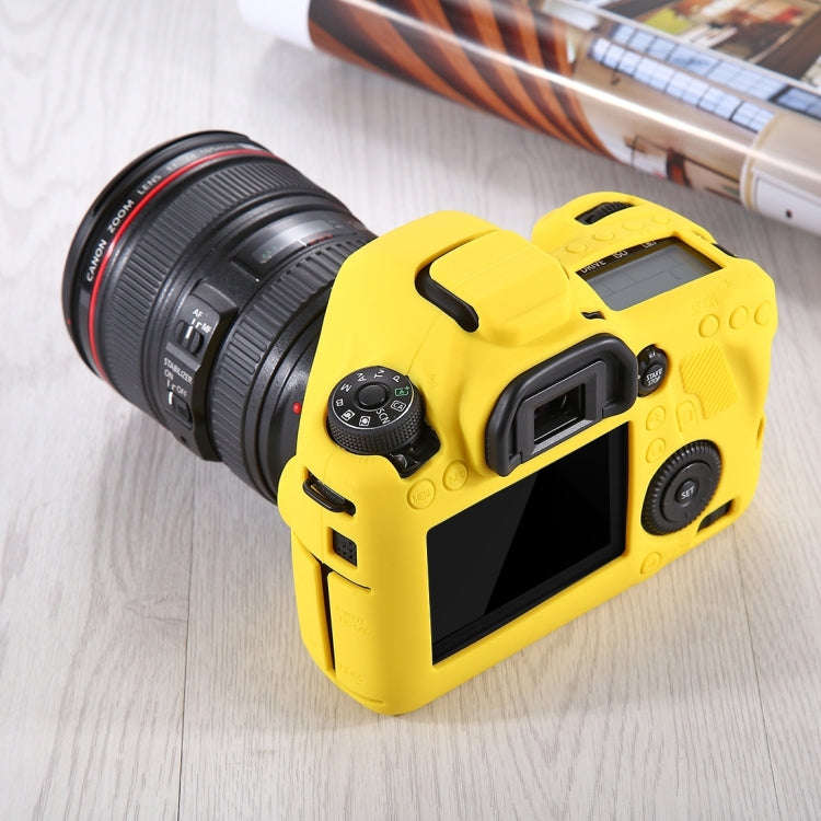 PULUZ Soft Silicone Protective Case for Canon EOS 6D(Yellow)