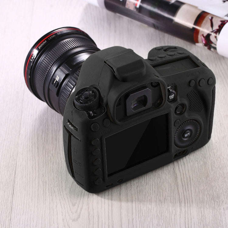 PULUZ Soft Silicone Protective Case for Canon EOS 5D Mark III / 5D3(Black)