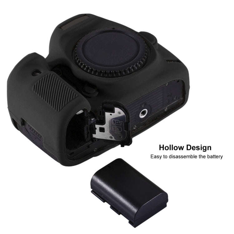 PULUZ Soft Silicone Protective Case for Canon EOS 5D Mark III / 5D3(Black)