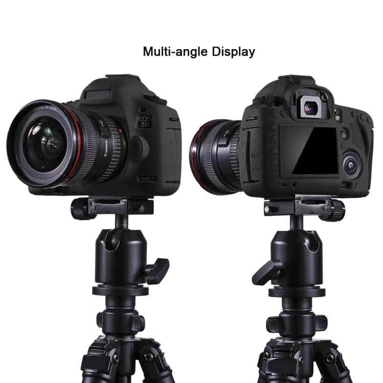 PULUZ Soft Silicone Protective Case for Canon EOS 5D Mark III / 5D3(Black)